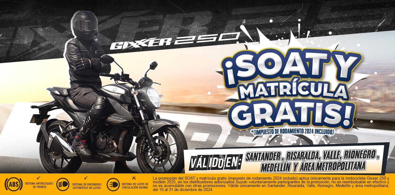 GIXXER 250 Y SF SOAT Y MATRICULA GRATIS 1280x633 LEGAL